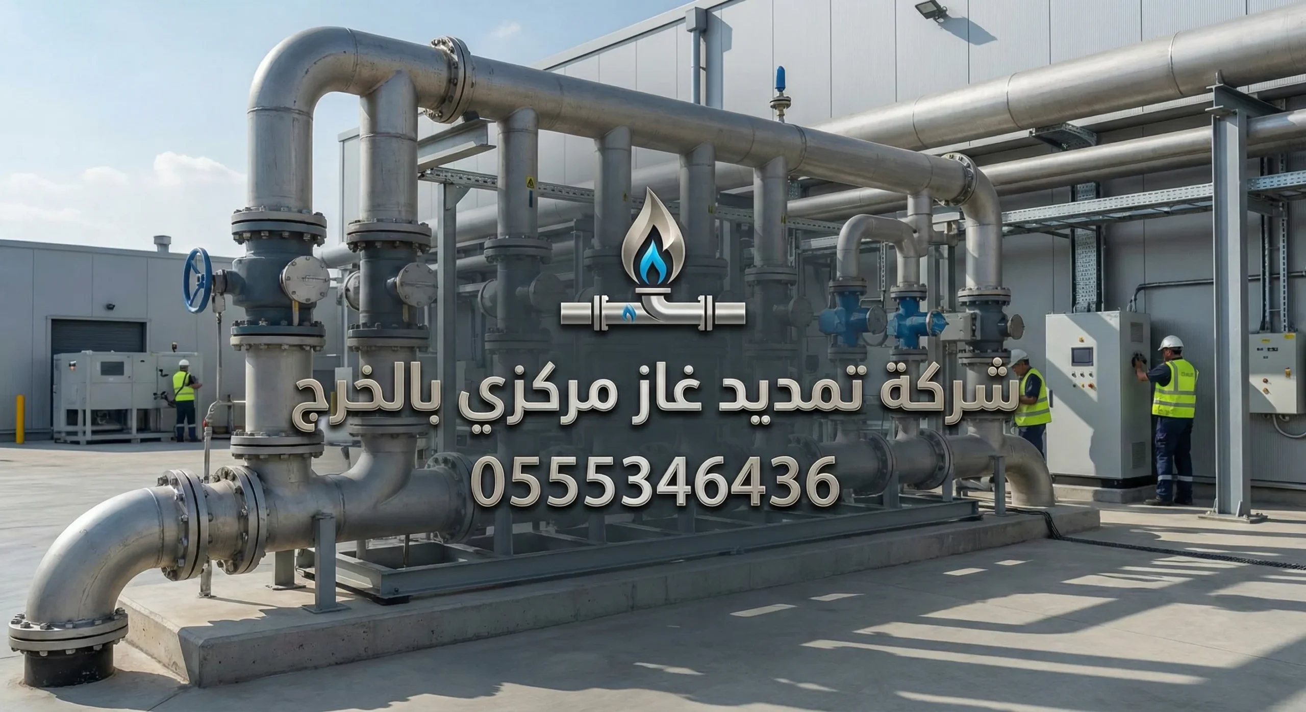 تمديد غاز مركزى بالخرج