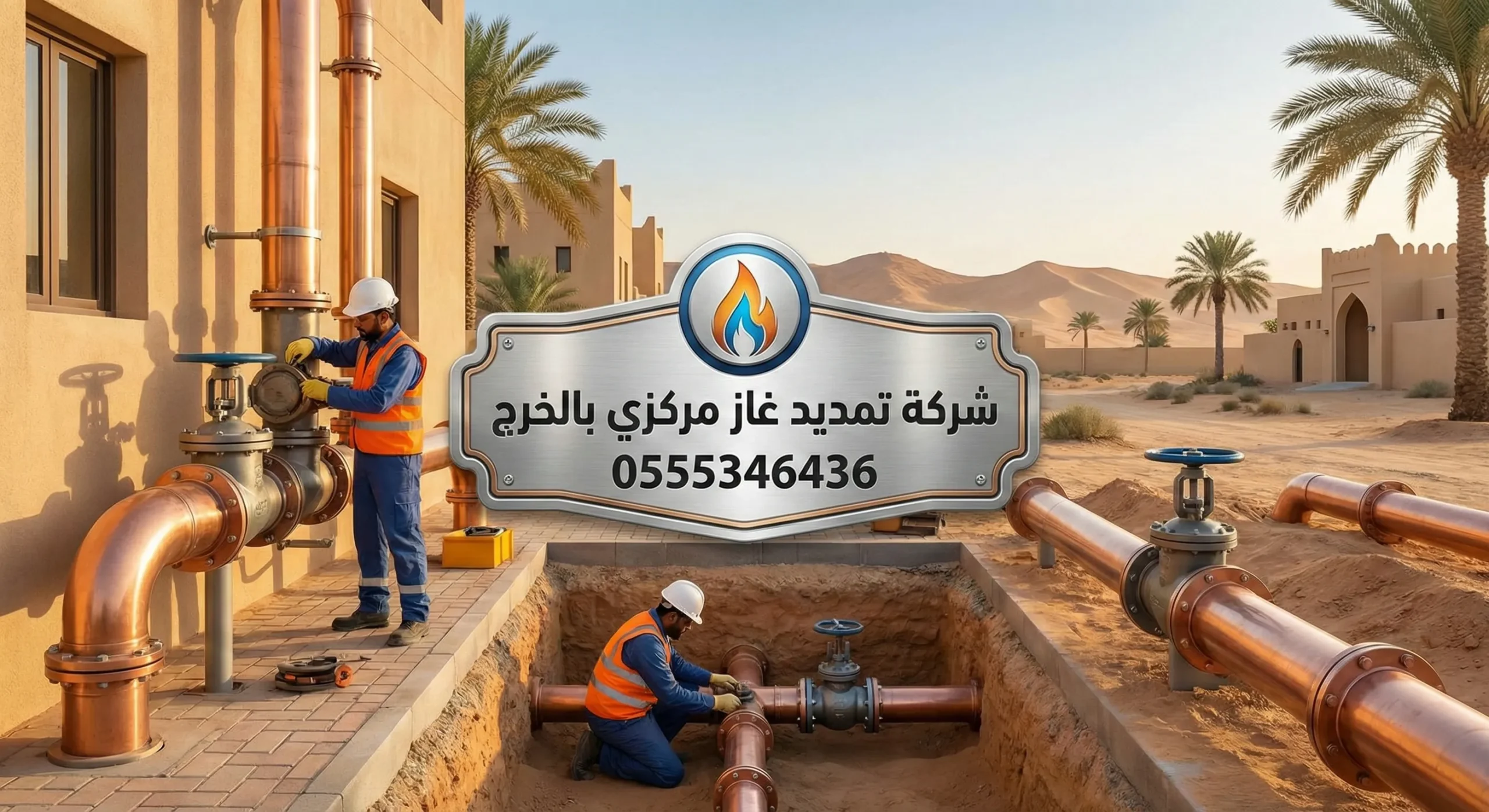 شركة تمديد غاز مركزى بالخرج