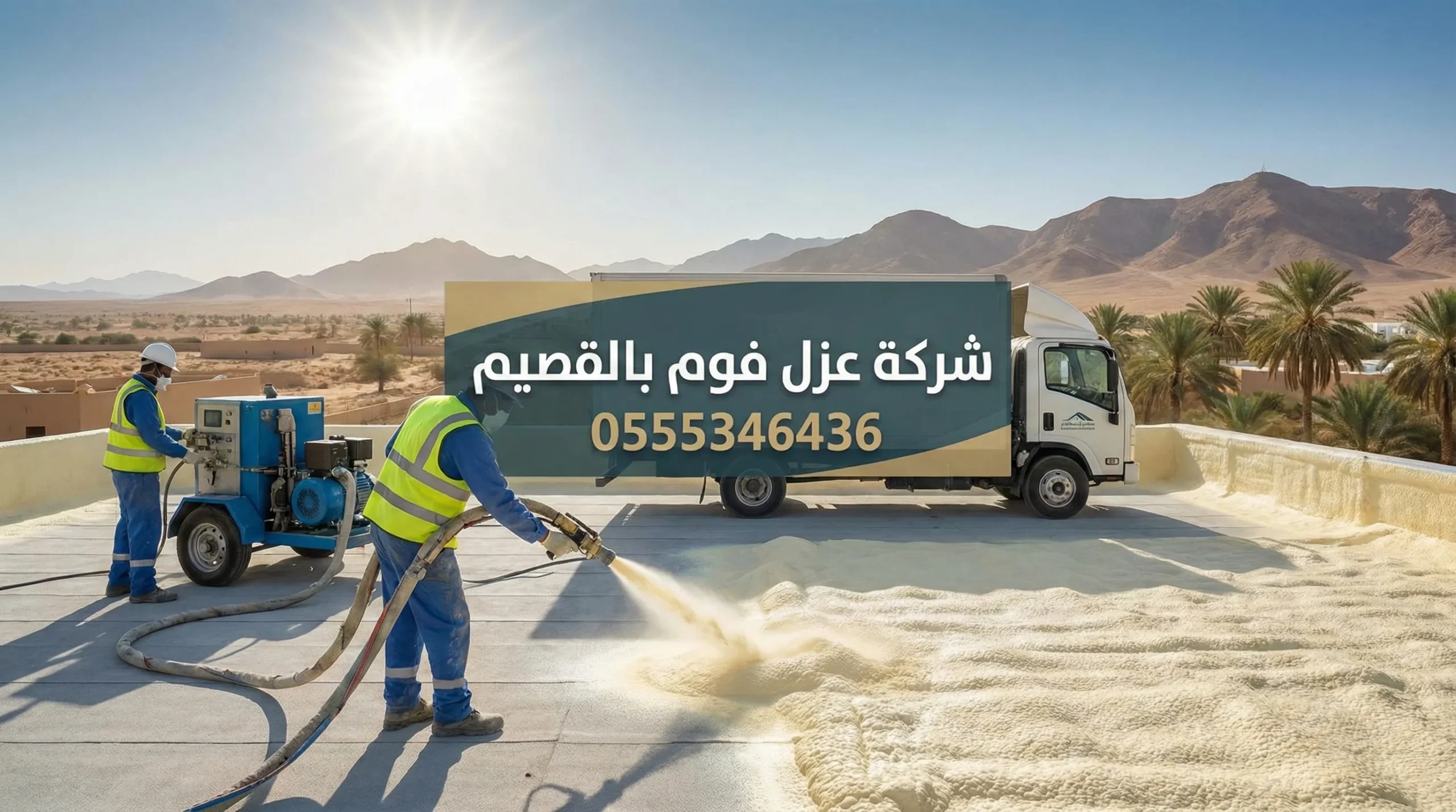 عزل فوم بالقصيم